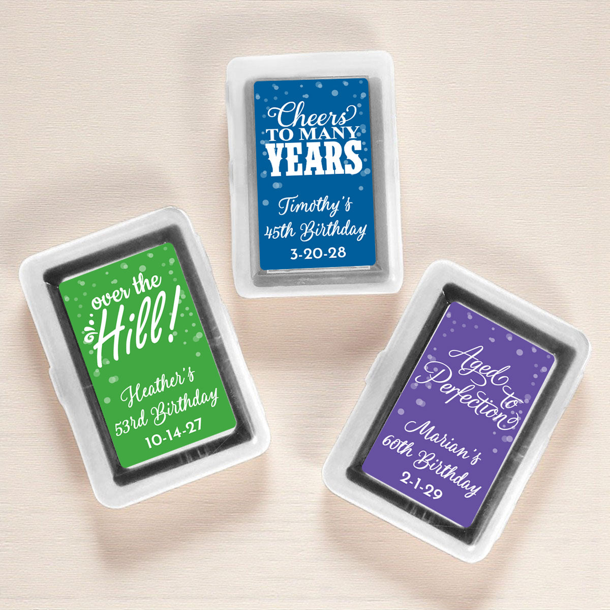 Adult Birthday Personalized Playing Cards (Set of 12)