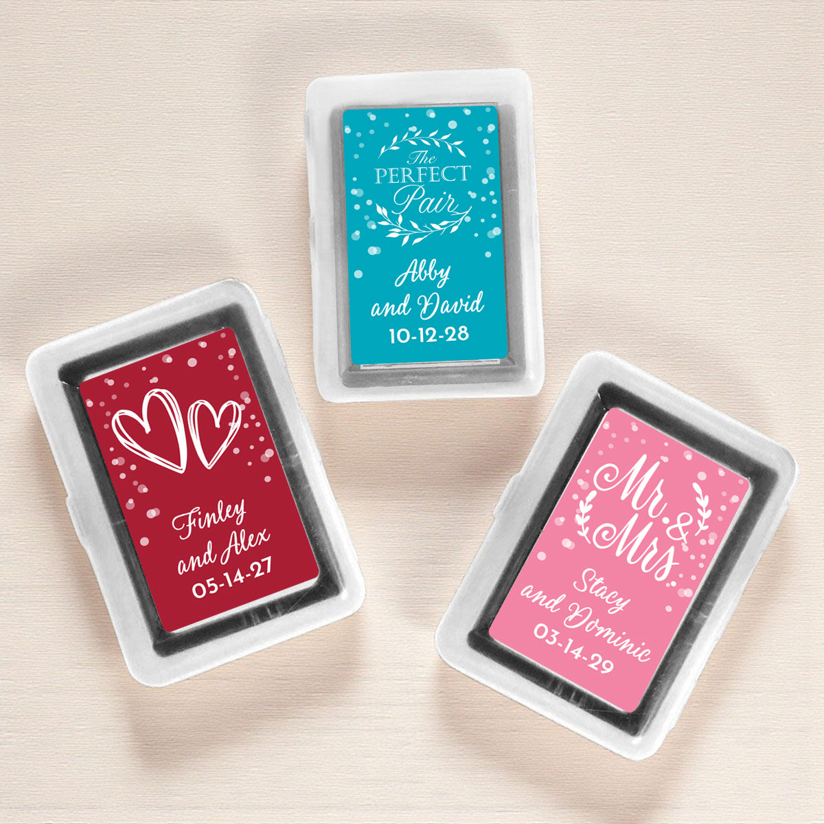 Wedding Personalized Playing Cards (Set of 12)