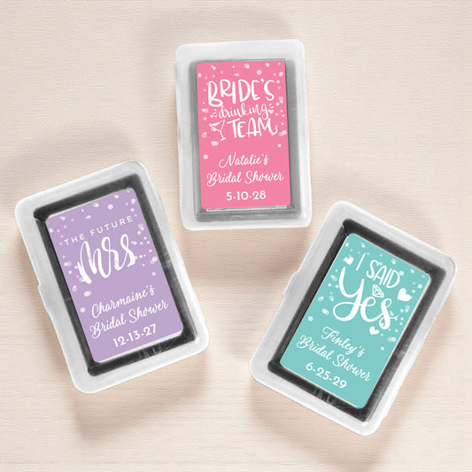 Bridal Shower Personalized Playing Cards (Set of 12)