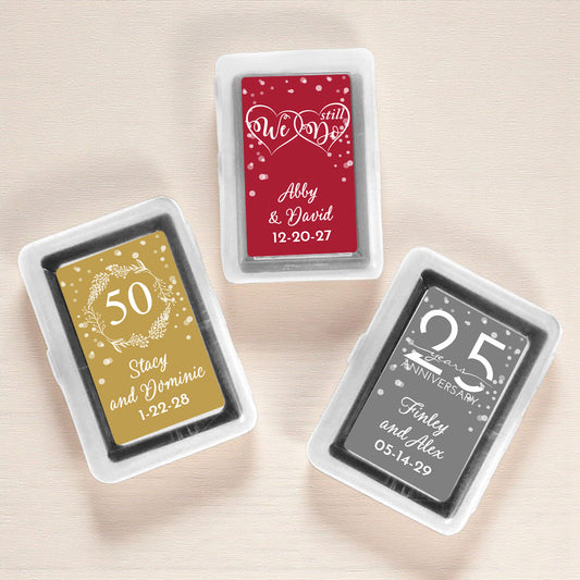 Anniversary Personalized Playing Cards (Set of 12)