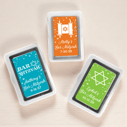 Bar/Bat Mitzvah Personalized Playing Cards (Set of 12)