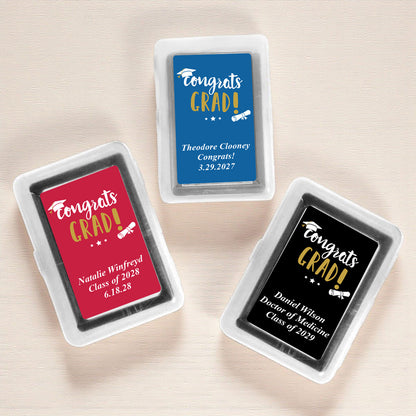Congrats Grad Personalized Playing Cards (Set of 12)