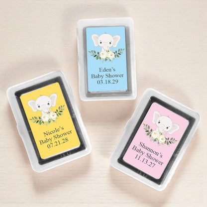 Baby Elephant Personalized Playing Cards (Set of 12)