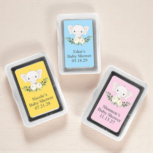 Baby Elephant Personalized Playing Cards (Set of 12)