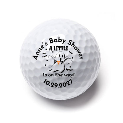 A Little Boo Is On The Way Personalized Printed Golf Balls