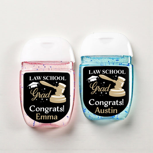Lawyer Personalized Loop Sanitizer Labels (Set of 20)