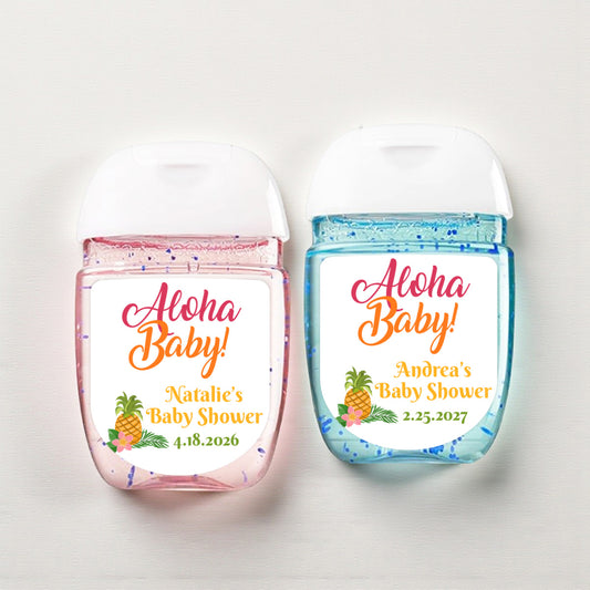 Aloha Baby Personalized Loop Sanitizer Labels (Set of 20)
