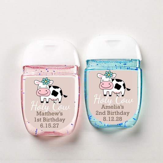 Holy Cow Personalized Loop Sanitizer Labels (Set of 20)