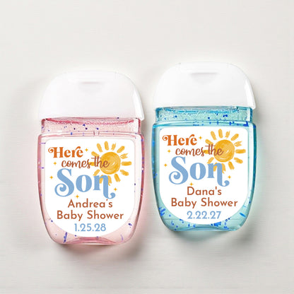 Here Comes The Son Personalized Loop Sanitizer Labels (Set of 20)