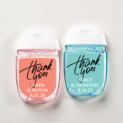 Thank You Personalized Loop Sanitizer Labels (Set of 20)