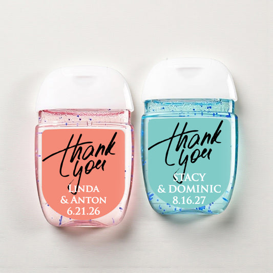 Thank You Personalized Loop Sanitizer Labels (Set of 20)