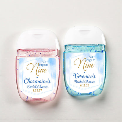 On Cloud Nine Personalized Loop Sanitizer Labels (Set of 20)