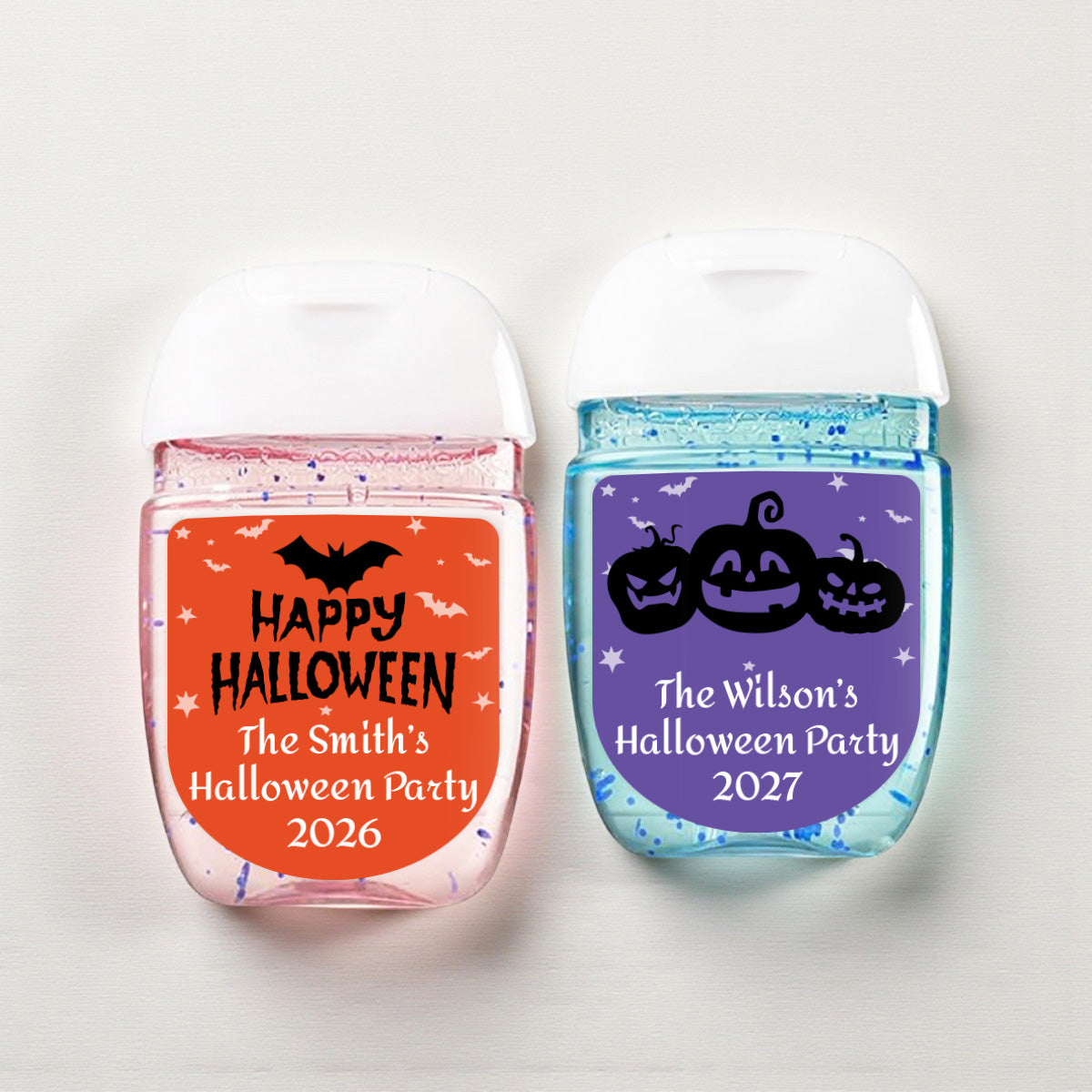 Halloween Personalized Loop Sanitizer Labels (Set of 20)
