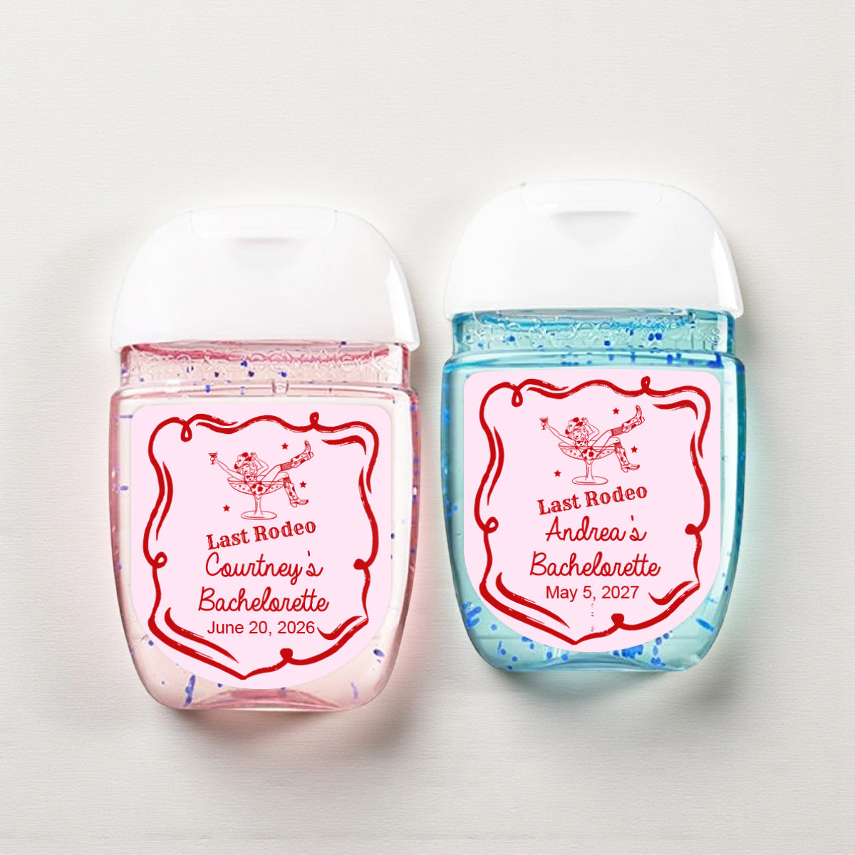 Last Rodeo Personalized Loop Sanitizer Labels (Set of 20)
