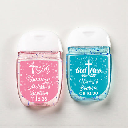 Baptism Personalized Loop Sanitizer Labels (Set of 20)