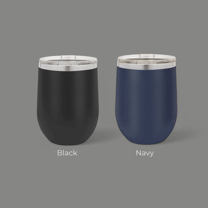 Football Personalized 12 oz Stemless Wine Cup