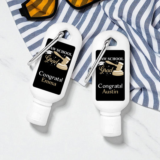 Lawyer Personalized Sunscreen with Carabiner (Set of 12)