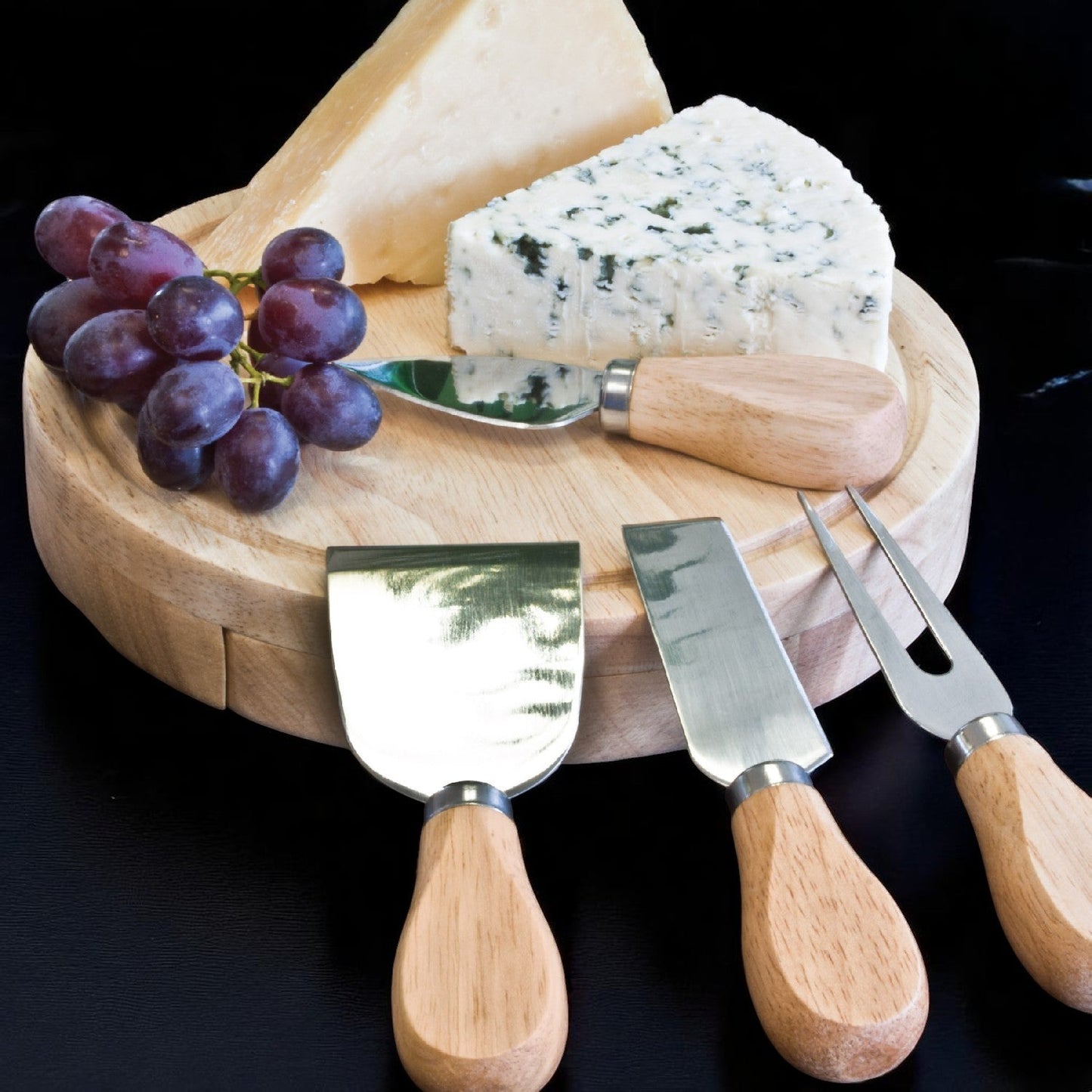 Football Personalized Swivel Cheese Board Gift Set