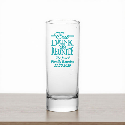 Family Reunion Personalized Tall Shot Glass (Set of 24)