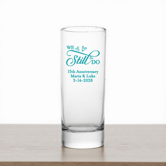 We Still Do Personalized Tall Shot Glass (Set of 24)