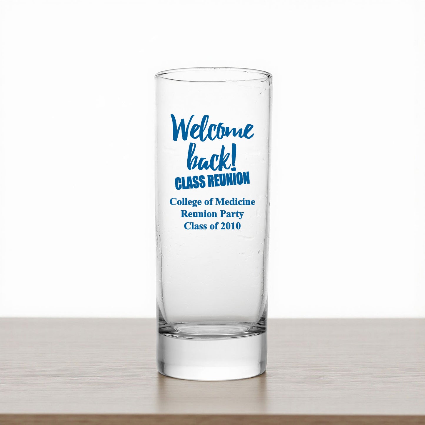 Class Reunion Personalized Tall Shot Glass (Set of 24)