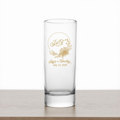 Sunflower Personalized Tall Shot Glass (Set of 24)