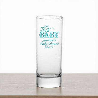 Oh Baby Personalized Tall Shot Glass (Set of 24)