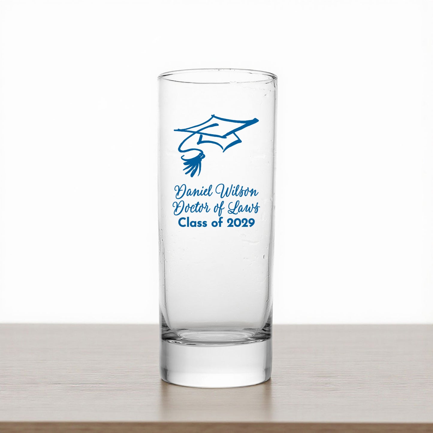Graduation Personalized Tall Shot Glass (Set of 24)