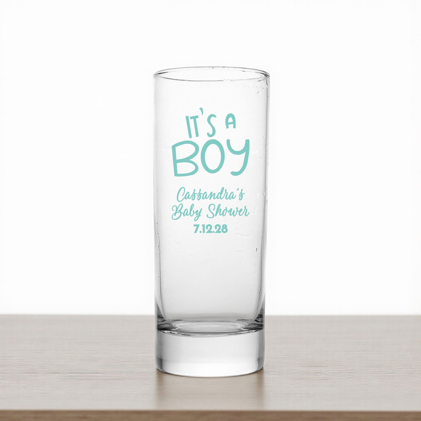 Baby Shower Personalized Tall Shot Glass (Set of 24)