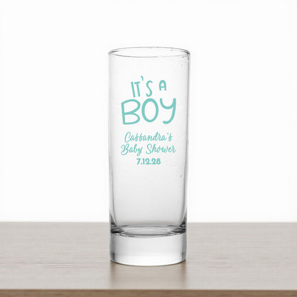 Baby Shower Personalized Tall Shot Glass (Set of 24)