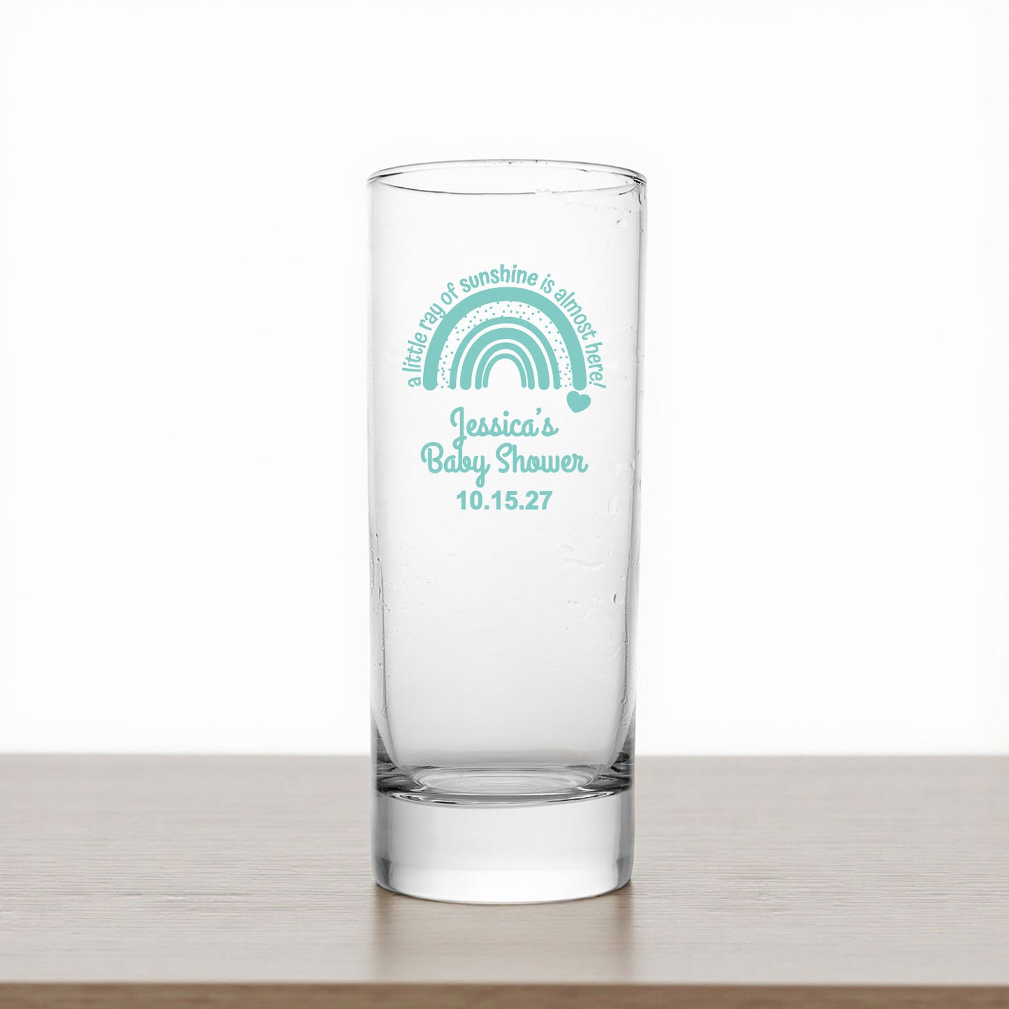 A Little Ray Of Sunshine Personalized Tall Shot Glass (Set of 24)