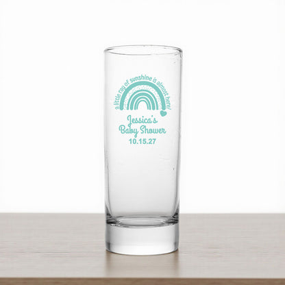 A Little Ray Of Sunshine Personalized Tall Shot Glass (Set of 24)