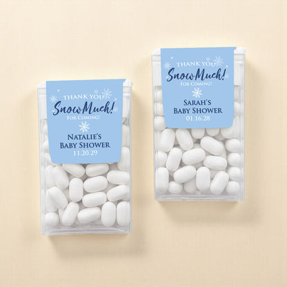Thank You Snow-Much! Personalized Tic Tac Mints (Set of 12)