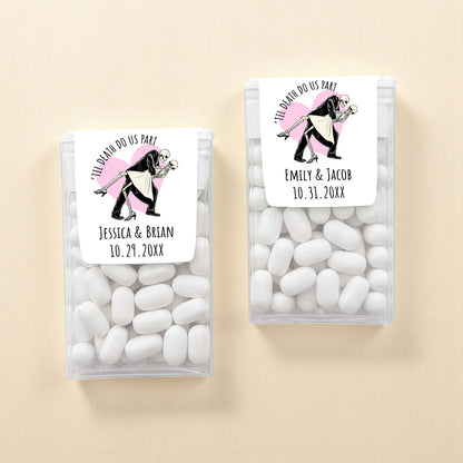 Til Death Do Us Part Personalized Tic Tac Mints (Set of 12)