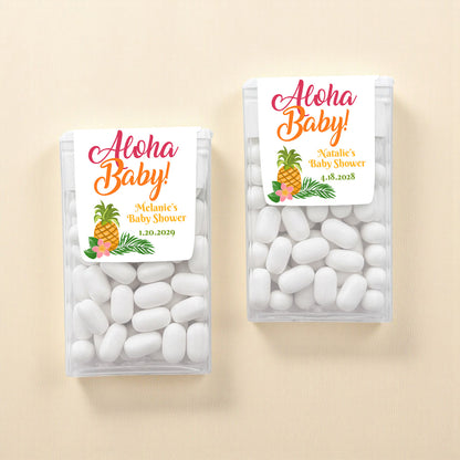 Aloha Baby Personalized Tic Tac Mints (Set of 12)