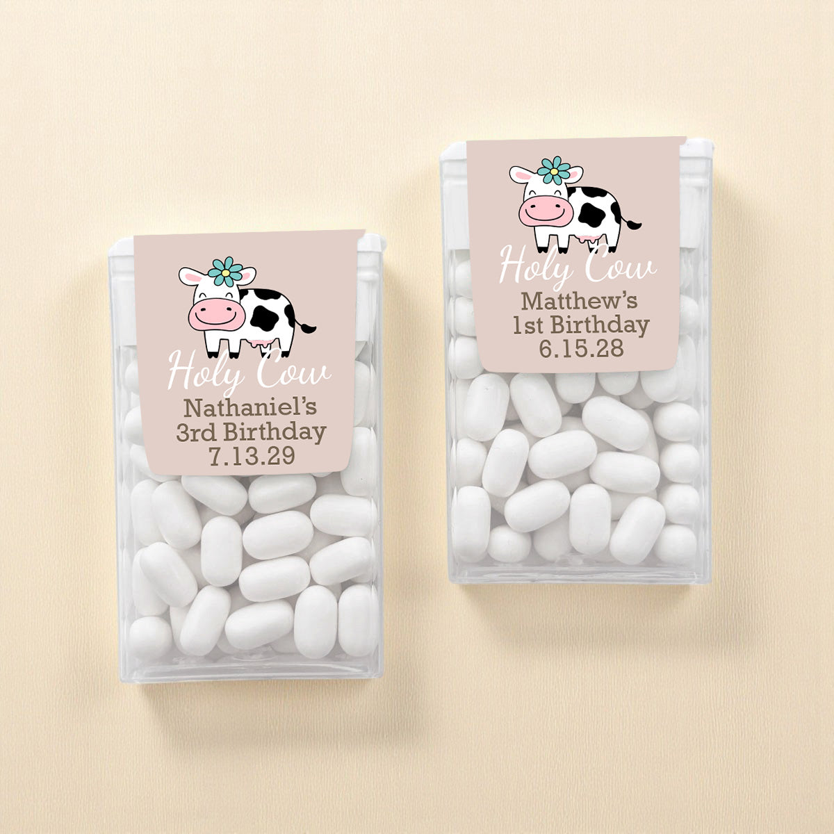 Holy Cow Personalized Tic Tac Mints (Set of 12)
