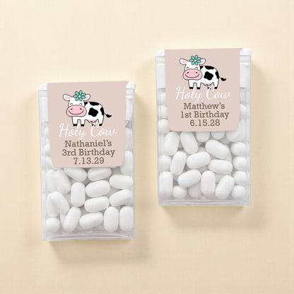 Holy Cow Personalized Tic Tac Mints (Set of 12)