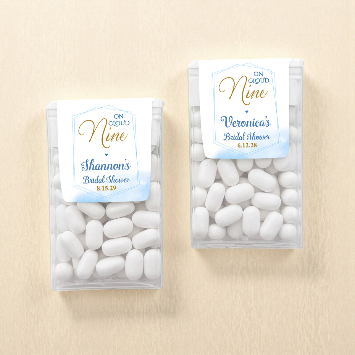 On Cloud Nine Personalized Tic Tac Mints (Set of 12)