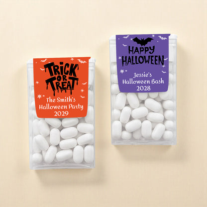Halloween Personalized Tic Tac Mints (Set of 12)