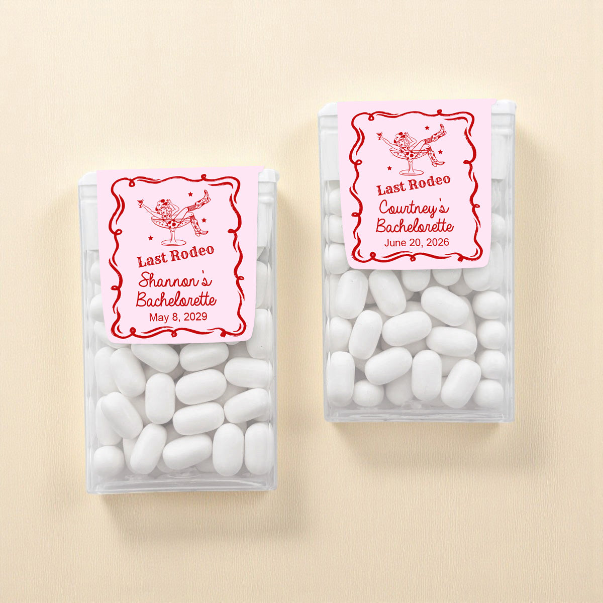 Last Rodeo Personalized Tic Tac Mints (Set of 12)