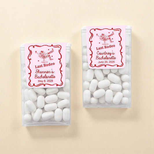 Last Rodeo Personalized Tic Tac Mints (Set of 12)