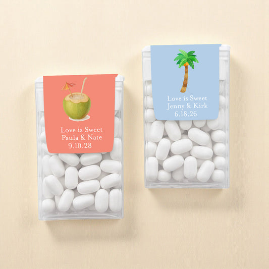 Beach Summer Personalized Tic Tac Mints (Set of 12)
