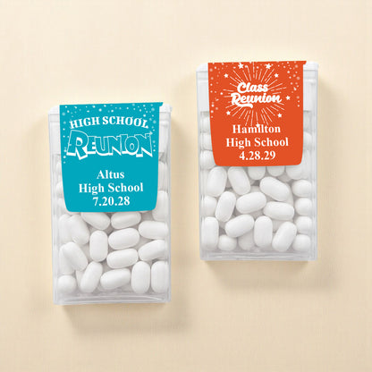 Class Reunion Personalized Tic Tac Mints (Set of 12)