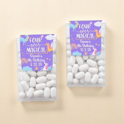 Four-Ever Magical Personalized Tic Tac Mints (Set of 12)