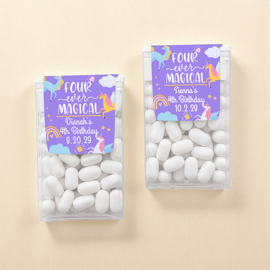 Four-Ever Magical Personalized Tic Tac Mints (Set of 12)