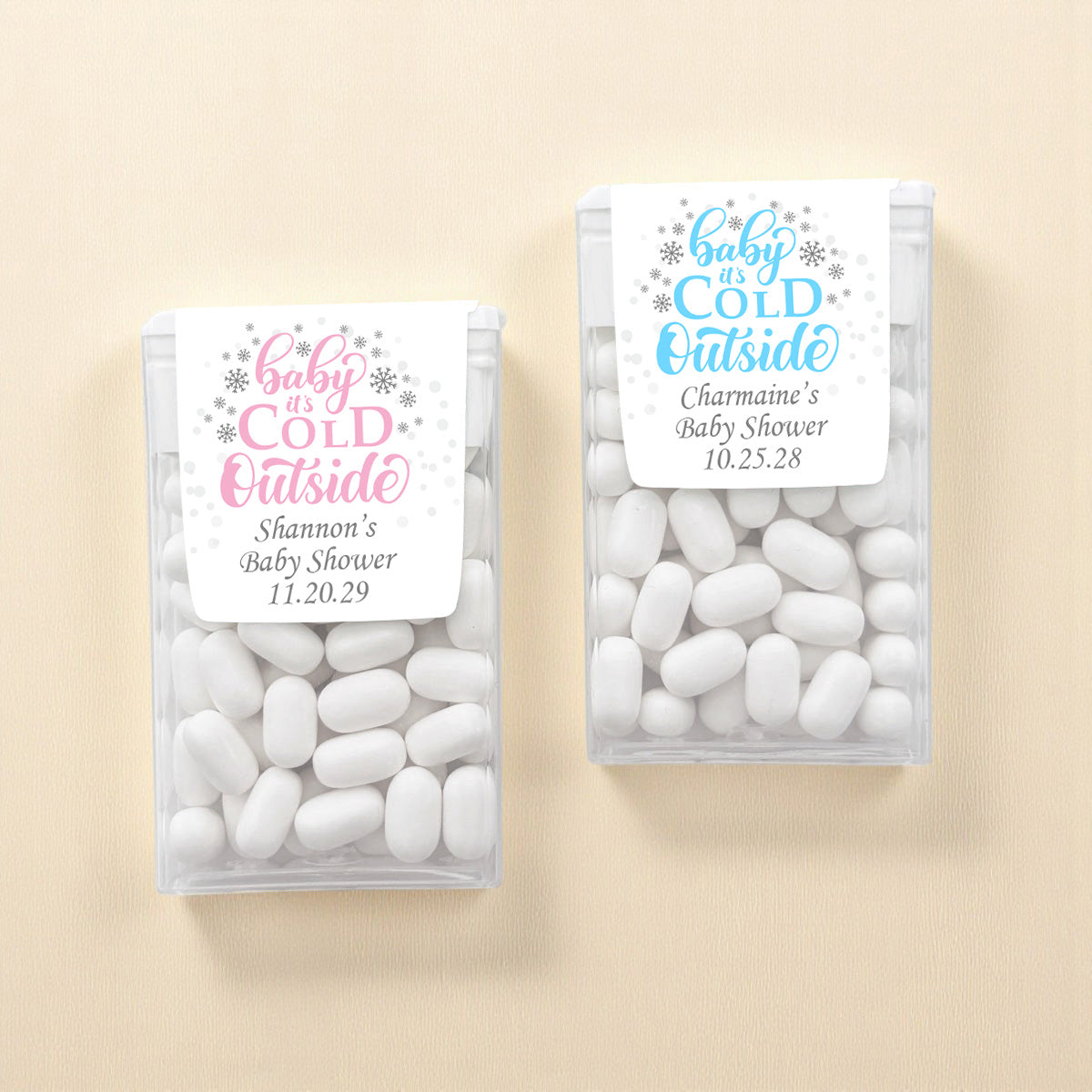 Baby It's Cold Outside Personalized Tic Tac Mints (Set of 12)