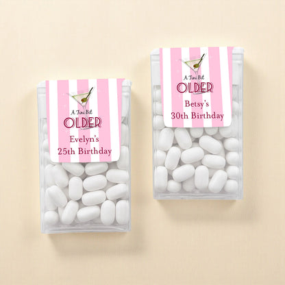 A Tini Bit Older Personalized Tic Tac Mints (Set of 12)