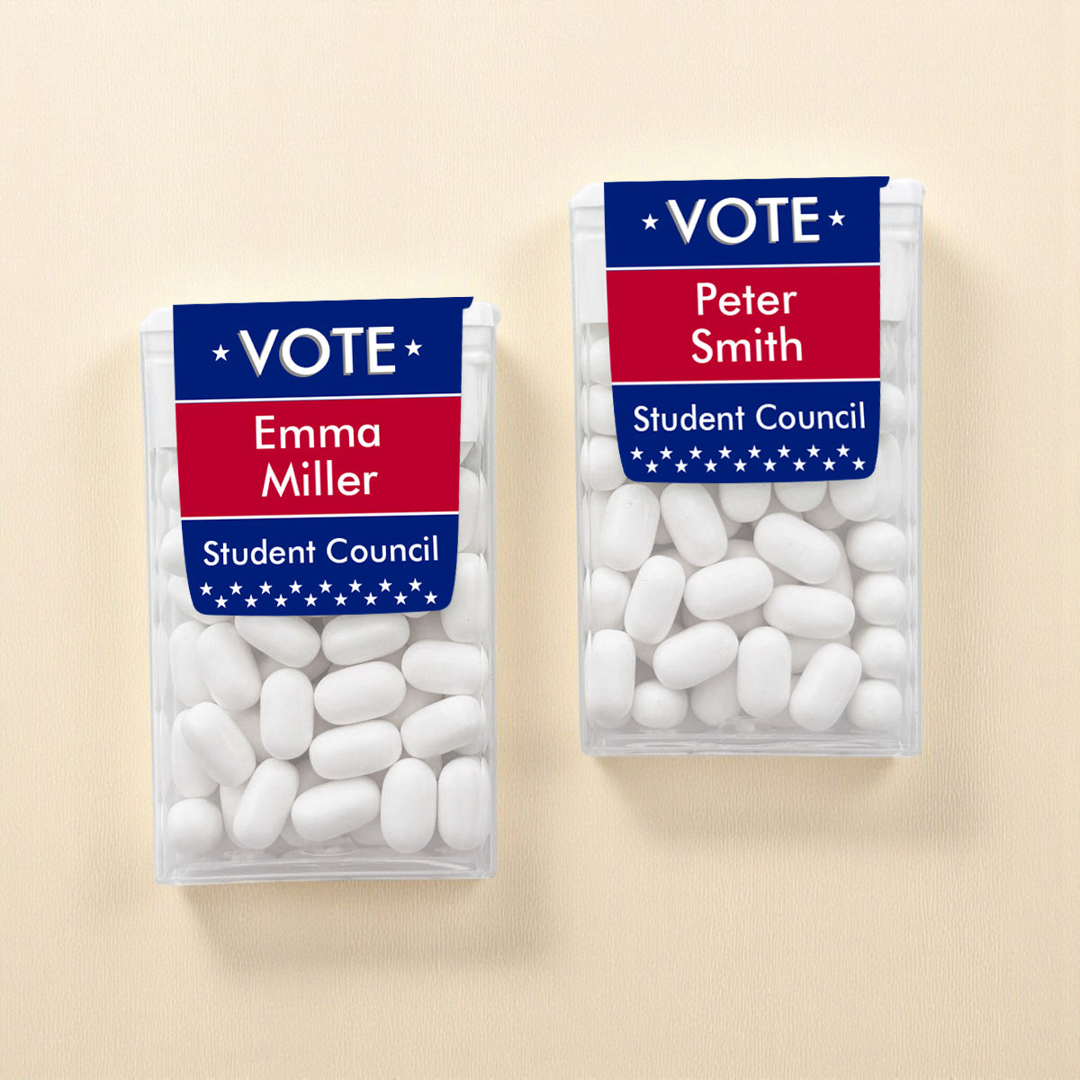 Vote Election Personalized Tic Tac Mints (Set of 12)