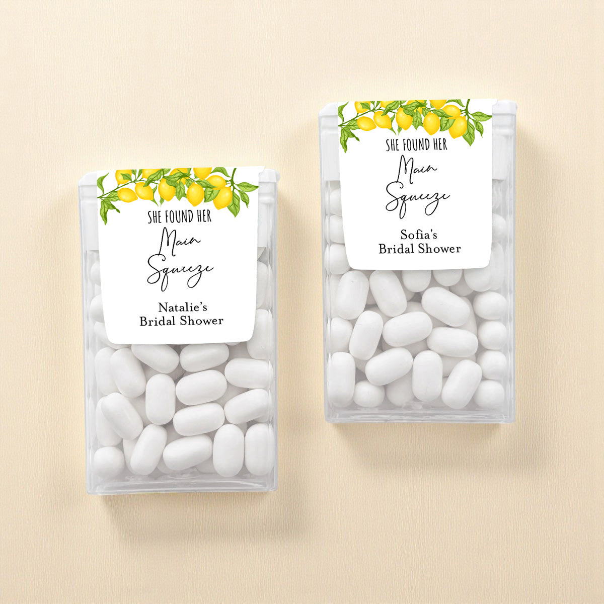 She Found Her Main Squeeze Personalized Tic Tac Mints (Set of 12)
