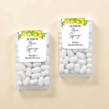 She Found Her Main Squeeze Personalized Tic Tac Mints (Set of 12)